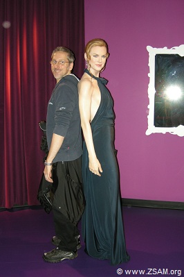 Nicole Kidman and Martin, Madame Tussauds Wax Museum, Vienna Austria