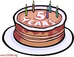 Cake 5 Years